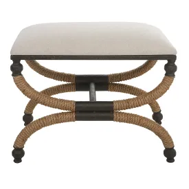 Uttermost Icaria Upholstered Small Bench