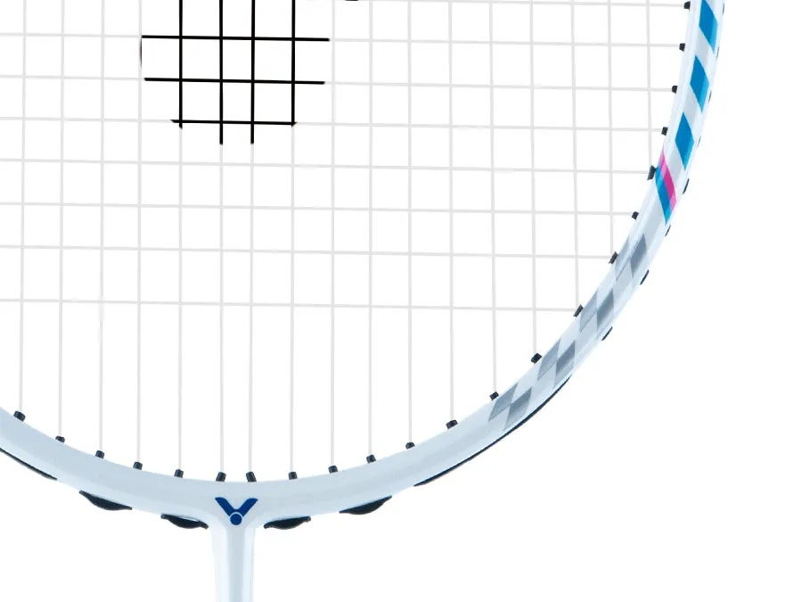 Victor Crown Collection Pro Unstrung Badminton Racket [White]