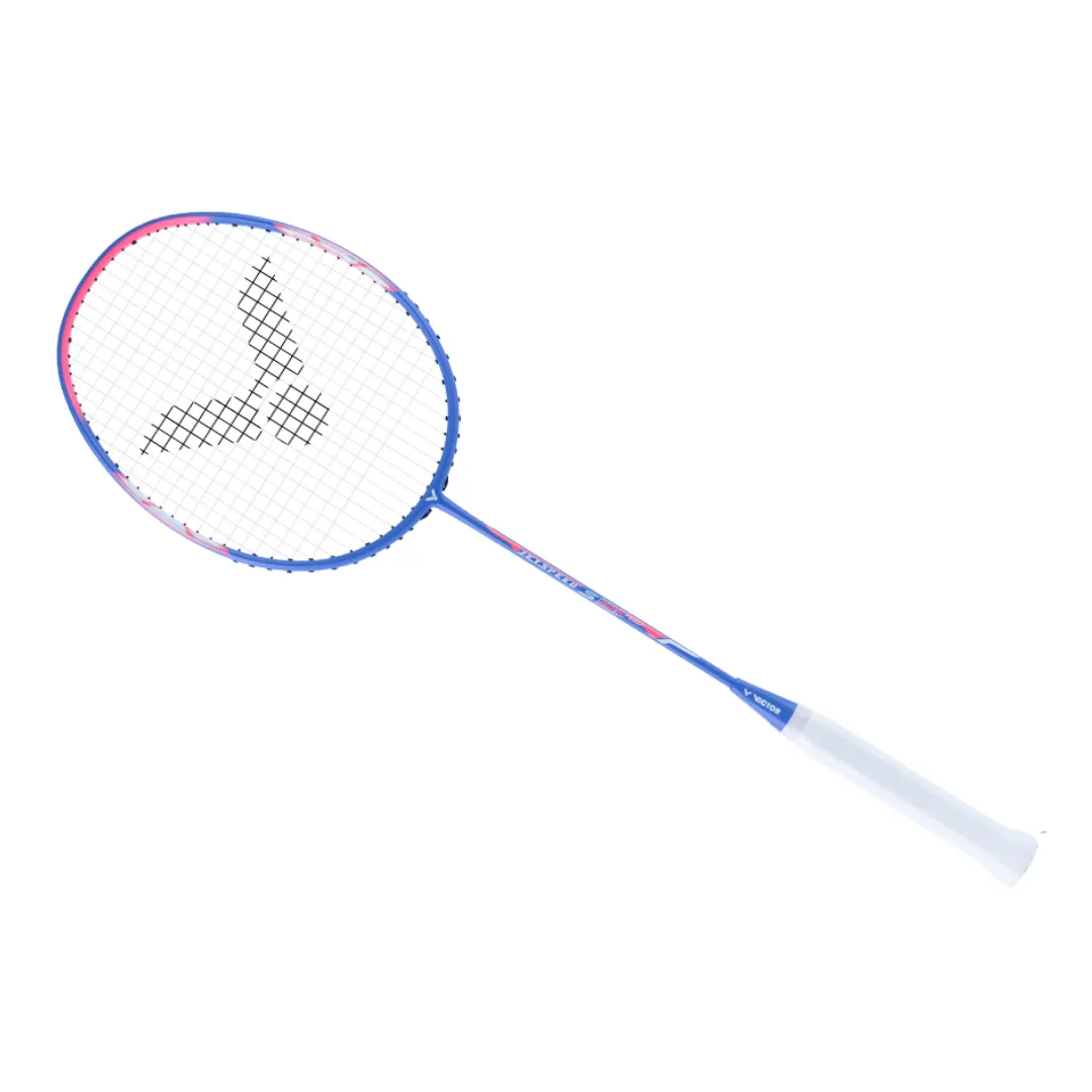 Victor Jetspeed S 12FTD Pre-Strung Badminton Racket [Light Rose Violet] JS-12FTD-J