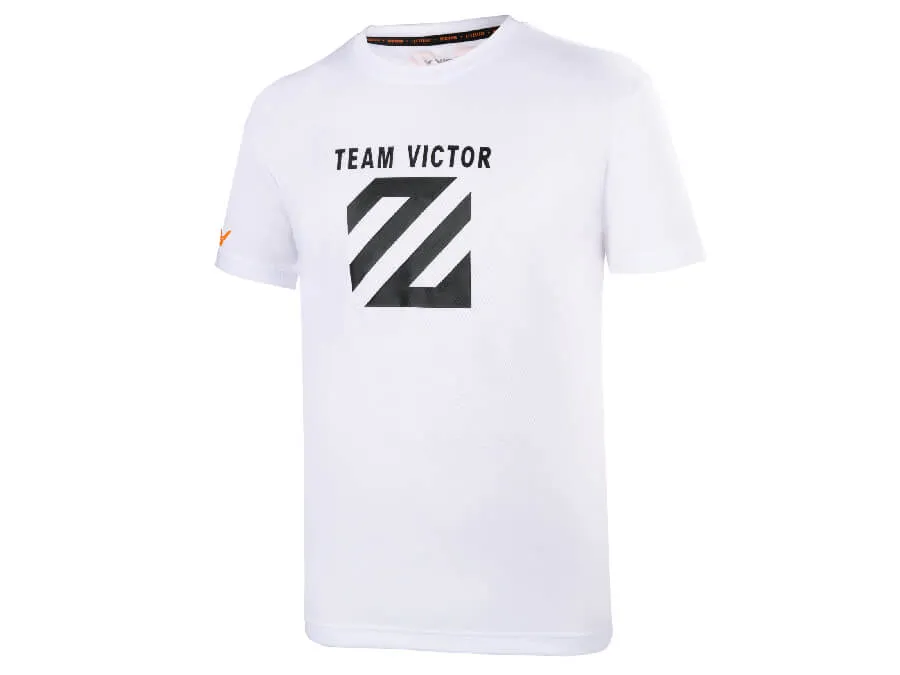 Victor T-LZJ301 A Unisex Badminton T-Shirt [White]