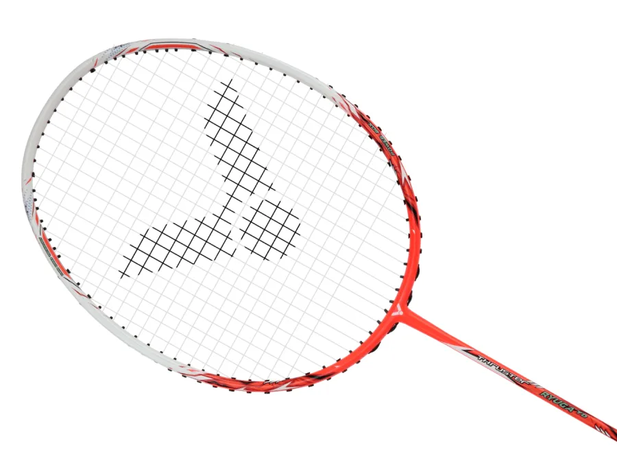 Victor Thruster K RYUGA TD D Unstrung badminton Racket [Flame Red]