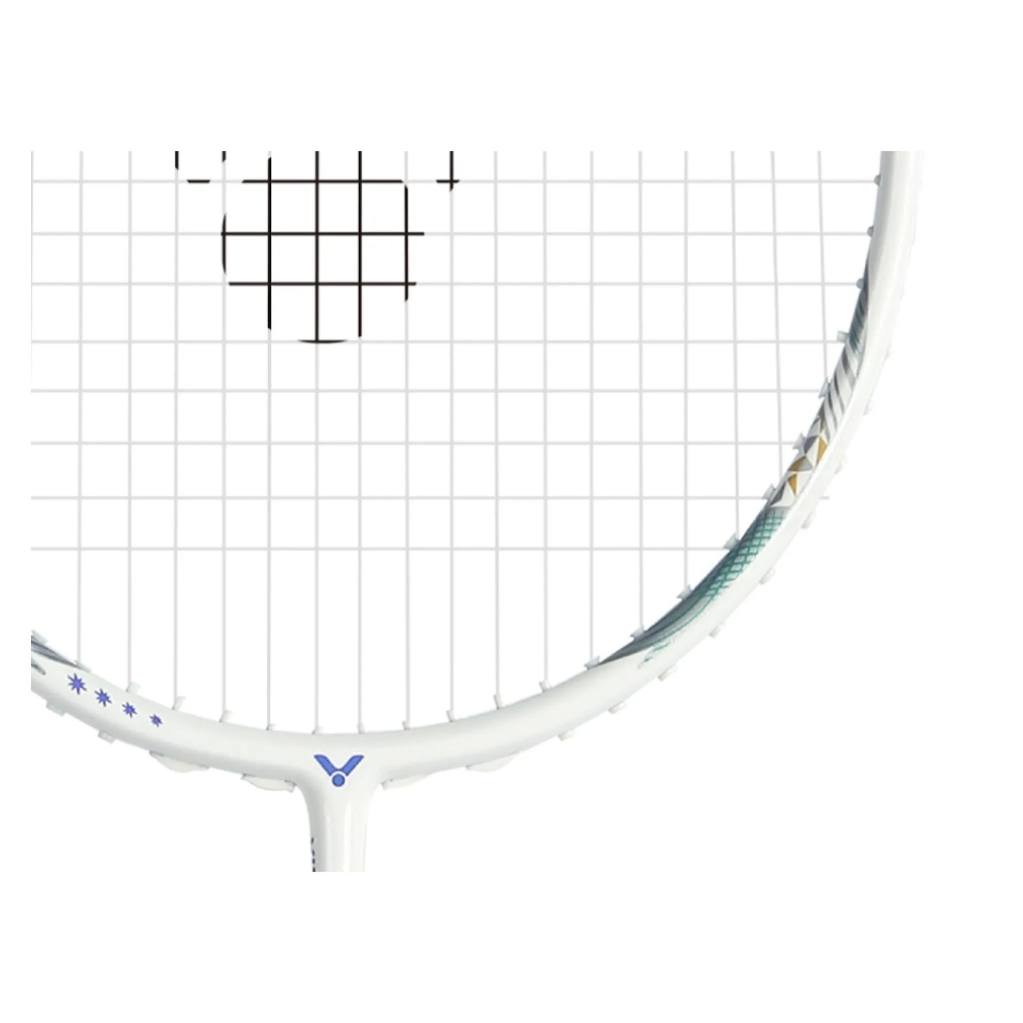 Ultima Badminton Racket - Victor Thruster TTY [Unstrung, Pearly White]