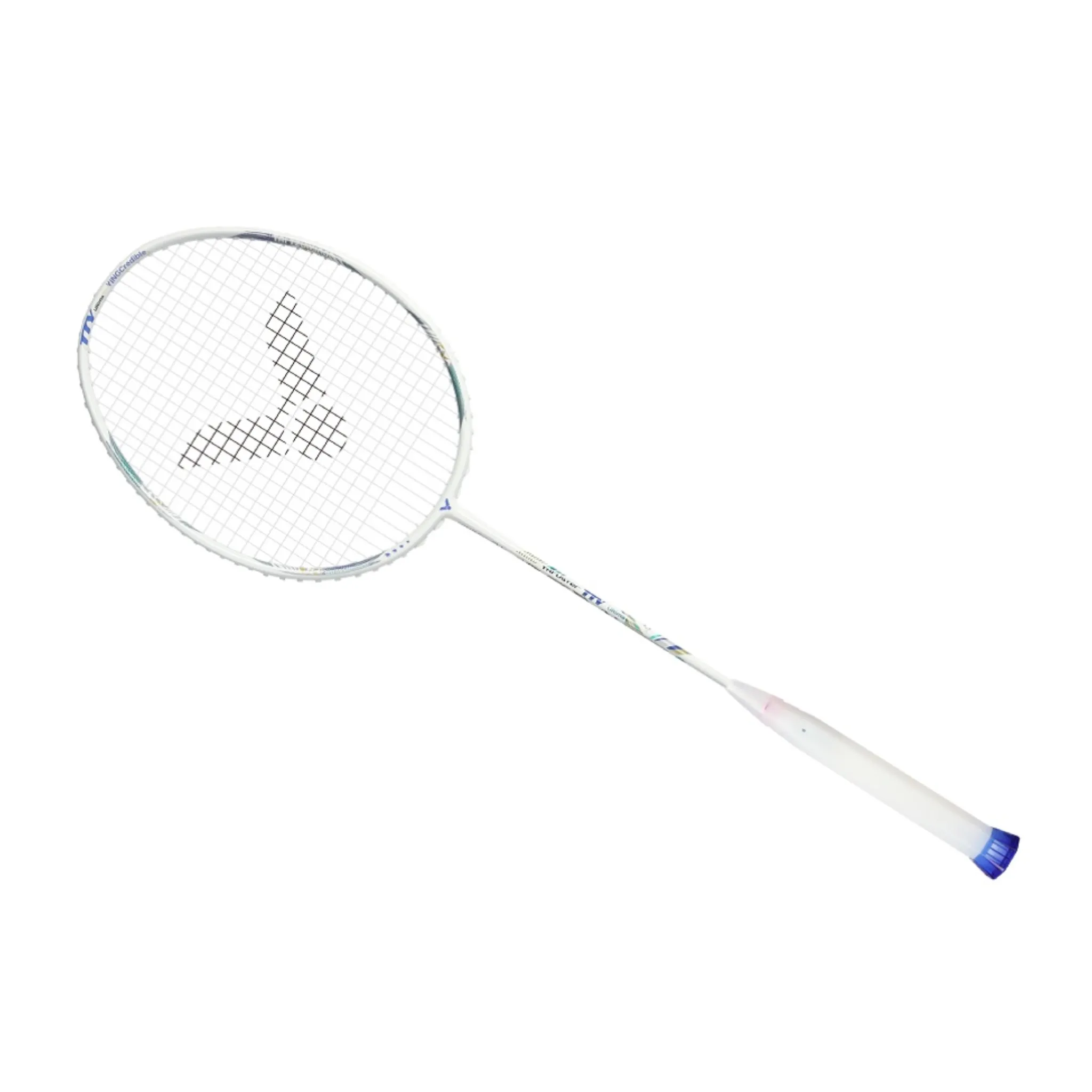 Ultima Badminton Racket - Victor Thruster TTY [Unstrung, Pearly White]