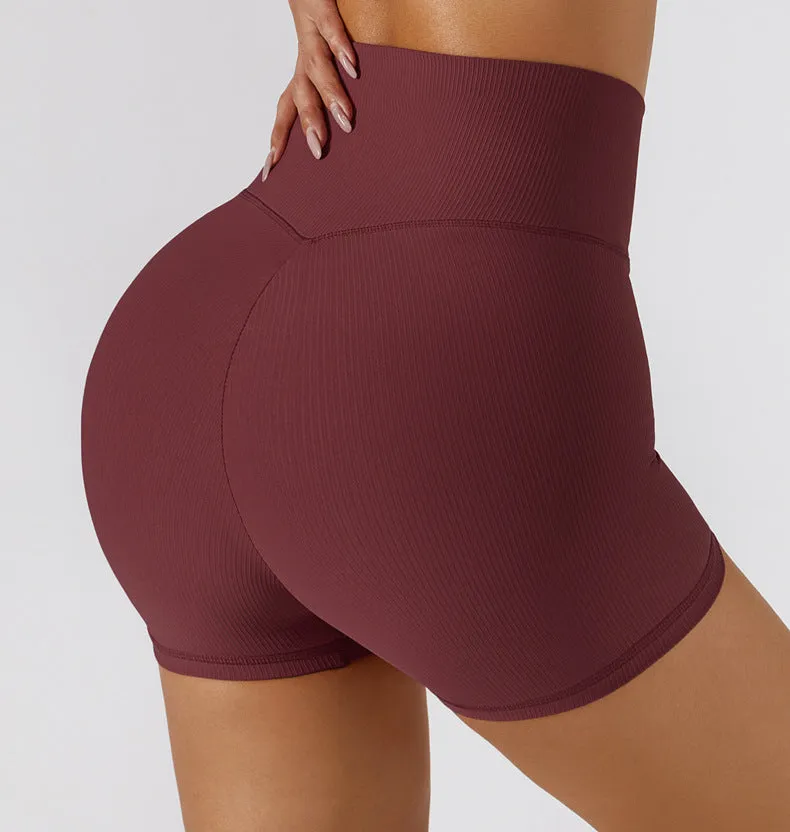 Wholesale Seamless Stretch Yoga Exercise Shorts