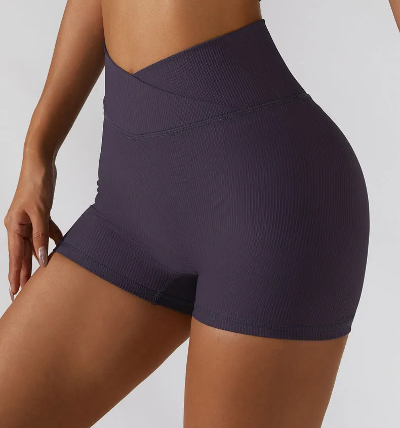 Wholesale Seamless Stretch Yoga Exercise Shorts