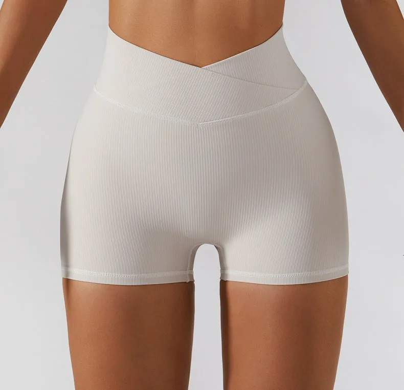 Wholesale Seamless Stretch Yoga Exercise Shorts