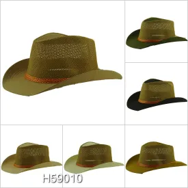 Wholesale Summer Straw Fedora Hats Unisex H59010