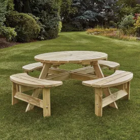 Woodshaw Appleton Round Picnic Bench