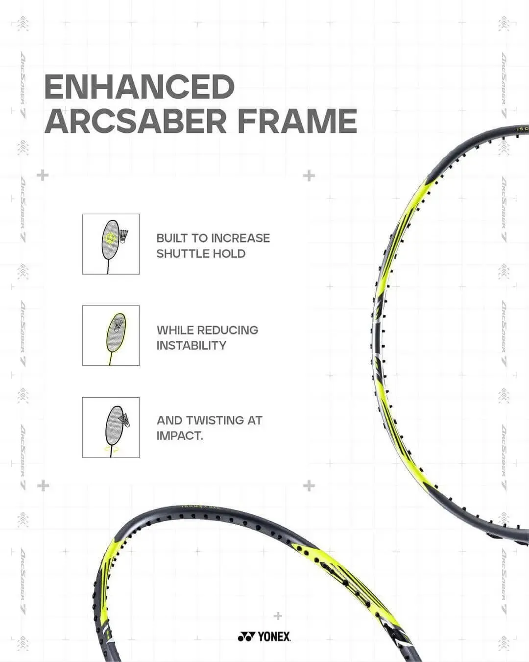 Yonex ArcSaber 7 Pro (Gray/Yellow)