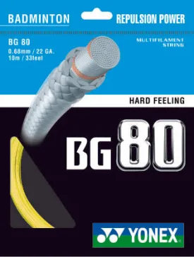 Yonex BG80 Badminton String [YELLOW]